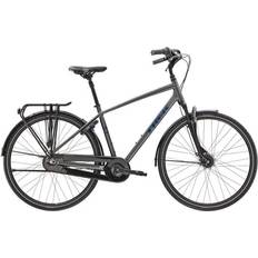 Grey - L City Bikes Trek District 2 Equipped With Shimano Nexus 7v Lithium City Bike 2022 -Gray Men's Bike