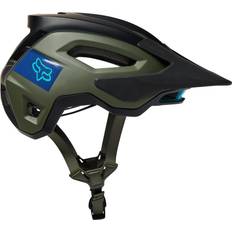 Fox speedframe pro Fox Speedframe Pro Blocked Helmet - Green/Black