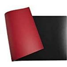 Red Desk Mats Exacompta Office Desk Mats 40x80cm BlackRed