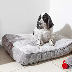 Zoon Pets Grey Plaid Gussy Mattress