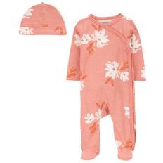 Carter's Baby Floral Sleep & Play Pajamas and Cap Set 2-piece - Pink