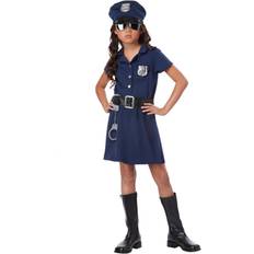 California Costumes Girls police officer costume