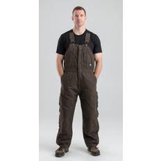 Berne Men's Deluxe Insulated Bib Overall, Regular, Bark