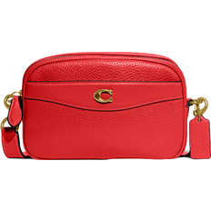 Coach Camera Bag - Brass/Sport Red