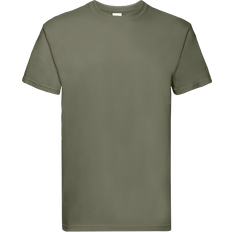 Fruit of the Loom Men's Super Premium Short Sleeve Crew Neck T-shirt - Classic Olive