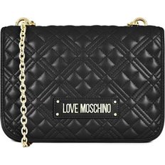 Love Moschino Super Quilted Chain Shoulder Bag - Black