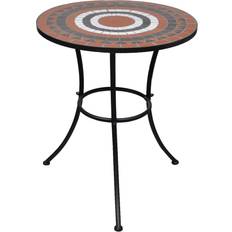 Black Outdoor Bistro Tables Garden & Outdoor Furniture vidaXL Mosaic Ø60cm