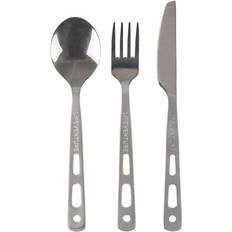 Stainless Steel Cutlery Lifeventure Titanium Camping Cutlery Set 3pcs