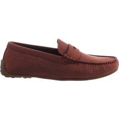 Red Loafers Clarks Reazor Penny Red Mens Shoes Leather archived