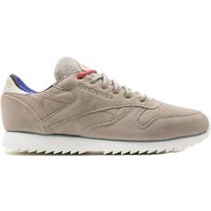 Beige - Women Walking Shoes Reebok zap cl outdoor lace up beige suede leather womens trainers aq9778