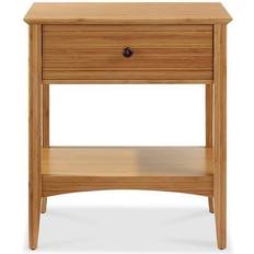 Greenington Willow 1-Drawers Caramelized Bedside Table