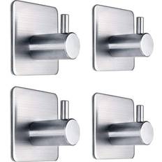 Stainless Steel Coat Hooks Adhesive Heavy Duty