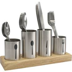 Sorbus Silverware with Caddy Utensil Holder