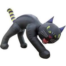 National Tree Company Holiday Lighting Black Black 20' Cat Inflatable Lawn Decor