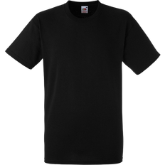 Fruit of the Loom Men's Heavy Weight Belcoro Short Sleeve T-shirt - Black