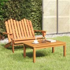 Garden & Outdoor Furniture vidaXL 2 Piece Adirondack Garden Outdoor Lounge Set