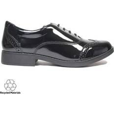 Clarks Girl's Aubrie Tap School Shoes - Black Patent