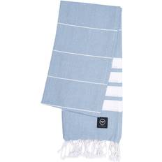 Recycled by Wille Alma Hamam Bath Towel White, Orange, Blue