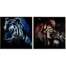 Dkd Home Decor Painting Tiger 80 Modern Units Framed Art