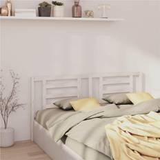 vidaXL white, 166 Solid Wood Pine Bed Headboard