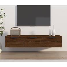 vidaXL Brown oak Engineered Wall Cabinet