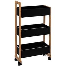 Beige Storage Boxes Kid's Room Northix Trolley, Three Storage Boxes Wood