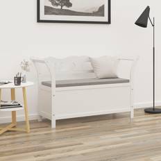 vidaXL white Settee Bench