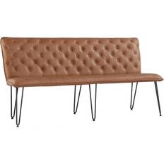 HJ Home Cantina Studded Back Settee Bench