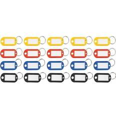 Advantus 1-Key Tags, Assorted Colors, 20/Pack