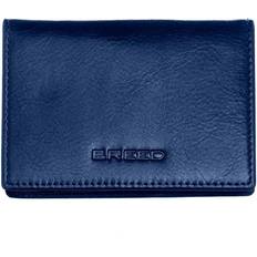 Breed Porter Genuine Leather Bi-Fold Wallet - Navy