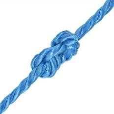 Blue Fence Netting vidaXL Twisted Rope Polypropylene 16 250 m Blue