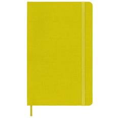 Moleskine Notizbuch Color, Large/A5, Liniert, Stoffeinband, Strohgelb