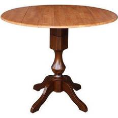 International Concepts 42" Round Drop Leaf Dining Table