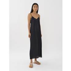 See by Chloé Embroidered slip dress Blue 100% Viscose