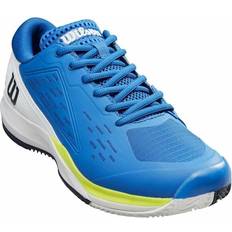 Wilson Padel Sport Shoes Wilson Herren Rush Pro Ace Clay Sneaker, Lapis Blue/White/Safety Yellow