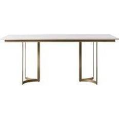 Gold Dining Tables Crossland Grove Gallery Interiors Linus 6 Seater Dining Table