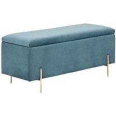 Turquoise Benches Teal Mystica Storage Bench