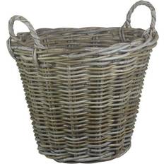 Grey Baskets Hamper RA003 Small Round Log Basket