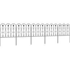 OutSunny Decorative Garden Fencing, 5PCs Picket Fence Wire