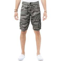 XRay Men's Belted Twill Tape Cargo Shorts - Sage Camo