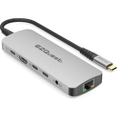 Ezquest USB-C Multimedia 10-in-1 Gen 2 Hub