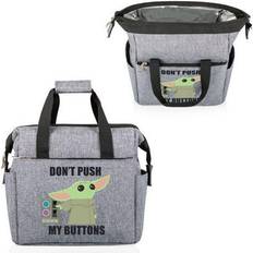 Oniva OTG Star Wars Mandalorian Lunch Cooler, Don't Push My Buttons, Gray