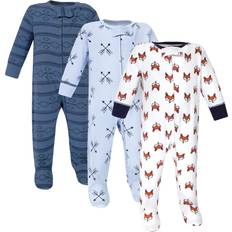 Yoga Sprout zipper sleep n play, fox, 3-pack