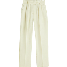 H&M Linen Blend Pants - Light Green