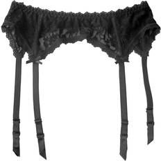 Women Garter Belts Hanky Panky Signature Lace Garter Belt - Black