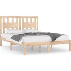 vidaXL Bed Frame Solid 140x200cm