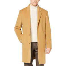 Michael Kors Men's Madison Modern Fit Overcoat - Tan