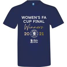 CHELSEA Chelsea Women's FA Cup Winners T-Shirt Navy Mens