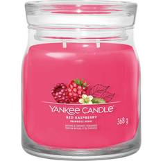 Black Interior Details Yankee Candle Red Raspberry Signature Medium Jar Scented Candle