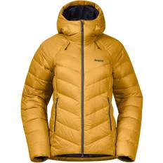 Bergans Women's Cecilie V3 Down Jacket - Light Golden Yellow/Solid Dark